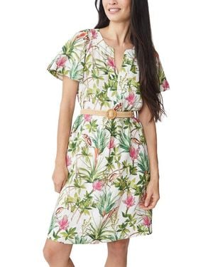 J.McLaughlin Cordelia Linen Dress - Green