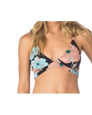 The Bikini Lab Wrap Bralette Bikini Top - Black