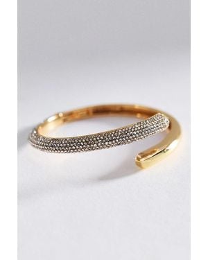 BaubleBar Naomi Wrap Hinge Bangle - Metallic