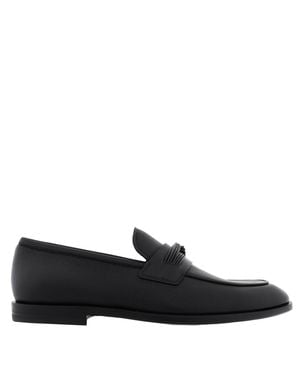 Ferragamo Ferragamo Florida Leather Penny Loafers, Size 9 E - Black