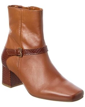 M by Bruno Magli Danica Leather Boot - Brown