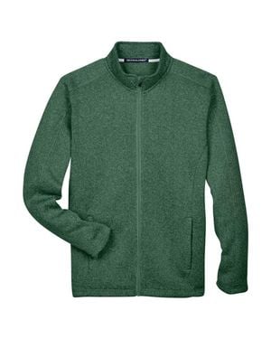 Devon & Jones Bristol Full-Zip Sweater Fleece Jacket - Green