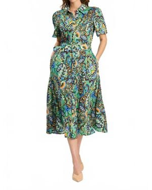 tyler boe Asha Midi Dress - Green