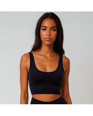 Calypsa Longline Swim Bra - Blue