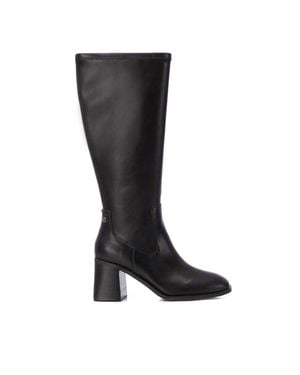 Xti Faux Leather Boots - Black