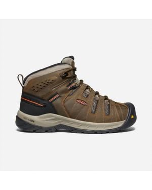 Keen Flint Ii Mid Soft Toe Utility Boot - Brown