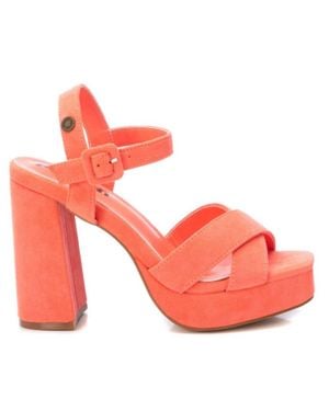 Xti Suede Dressy Sandals - Pink