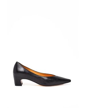 Mara Bini Leather Pumps - White