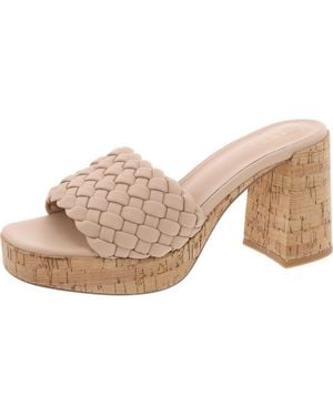 Shu Shop Gladys Slip On Open Toe Platform Sandals - Pink