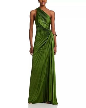 A.L.C. A. L.C. Lara Pleated One Shoulder Gown - Green