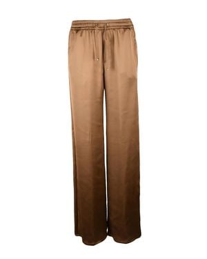 Herno Polyester Satin Trackpants - Brown