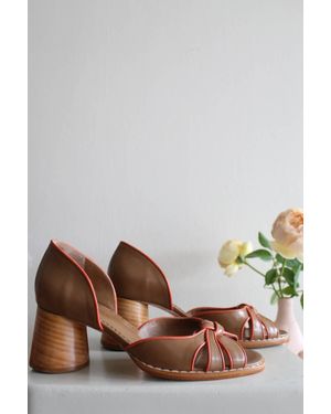 Sarah Chofakian Clutter Heel - Brown