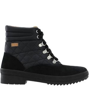 Keds Camp Suede Quilted Nylon Boot - Black