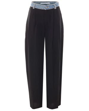 Alexander Wang Hybrid Wide-Leg Pants - Blue