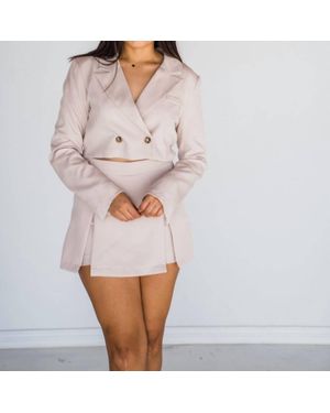Ensemble Work To Wine Jacket - Pink