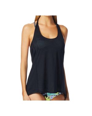 BH Sport 2-In-1 With Strappy Sports Bra Tank - Blue