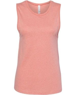 Bella Canvas Jersey Muscle Tank - Pink