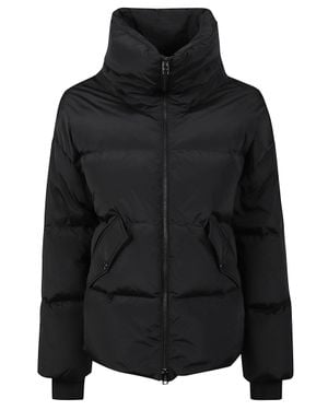 Woolrich Kelly Short Padded Quilted Jacket - Black