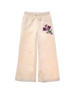 Scotch & Soda Fleece Wide Leg Sweatpant - White