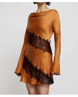 Significant Other Helaina Mini Dress - Brown