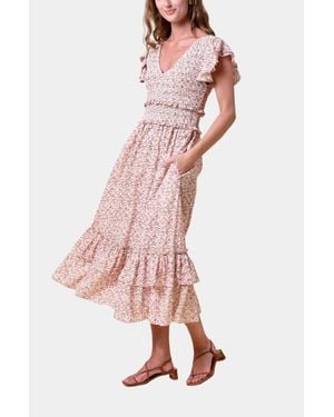 Cleobella Narmeen Midi Dress - Pink