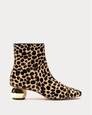 Frances Valentine Marnie Haircalf Bootie - Brown