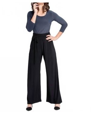 Sympli Wide Leg Trouser - Blue
