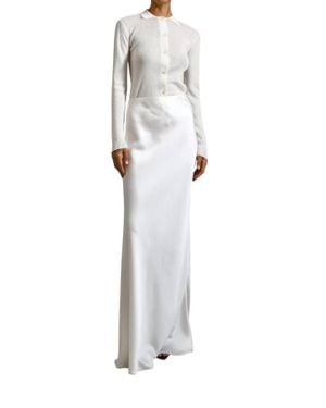 Kallmeyer August Bias Slip Skirt - White