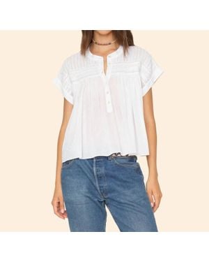 Xirena Luane Cooton Viole Top - Blue