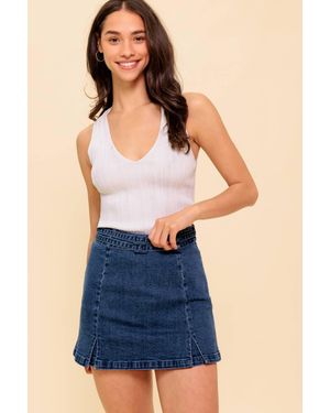 TRUEDAMES Sunday Afternoons Medium Skort - Blue
