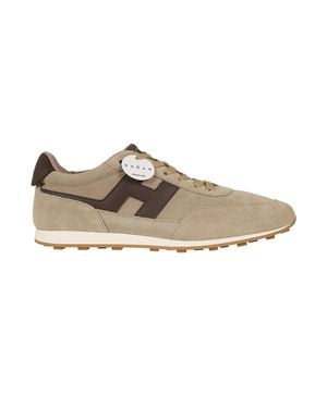 Hogan Suede H699 Retro Athletic Sneakers - Multicolor