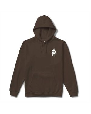 Primitive Skateboarding Bob Marley King Pullover Hoodie - Brown