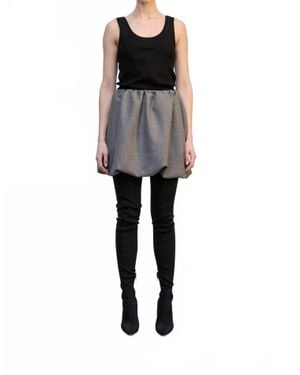 Herskind Evans Mini Balloon Skirt - Gray
