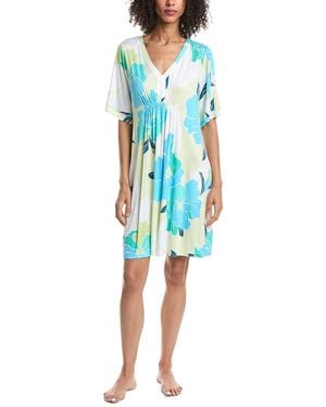 Ellen Tracy Tunic Nightgown - Blue