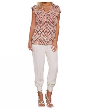 Tart Collections Shana Crinkle Top - Red
