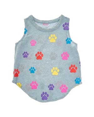 Chaser Brand Linen-Blend Jersey Shirttail Muscle Tank Top - Blue