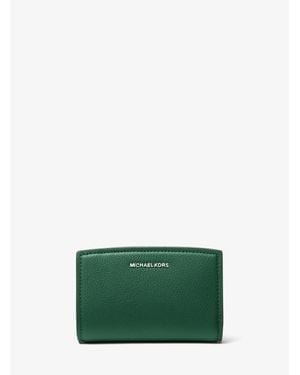Michael Kors Bryant Medium Pebbled Leather Wallet - Pink