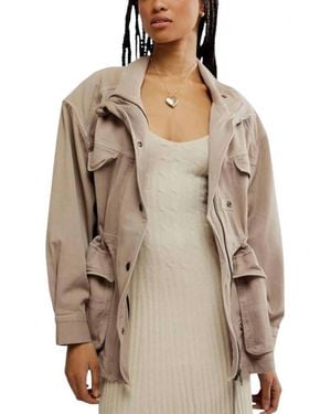 Free People Arya Utility Jacket - Natural