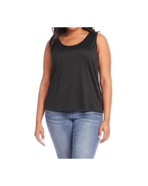 Karen Kane Scoop Tank - Black