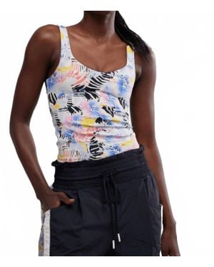 Free People Never Better Long Tank - Blue