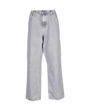 Carhartt Relaxed Straight Fit Pants With Sustainable Design - Gray