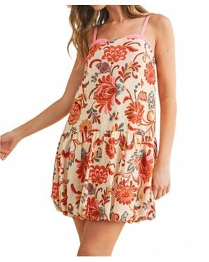 TCEC Drea Floral Mini Dress - White