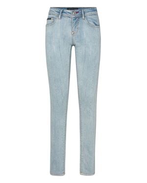Philipp Plein Slim Fit Crystal - Blue