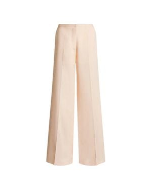 Alberta Ferretti Wide Leg Pants - White