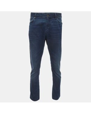 BOSS Boss By Denim Straight Fit Jeans L/Waist - Blue