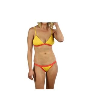 MILLY Color Block Surfer Bikini Bottom - Black