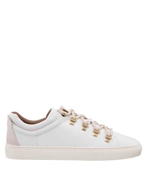 Bally Heidy Calfskin Low-Top Sneakers - White