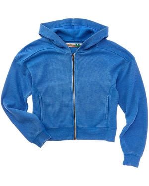 Vintage Havana Montauk Thermal Hoodie - Blue