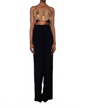 NonChalant Label Alina Crop Top - Black