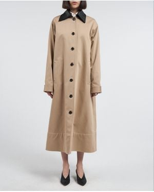Maria McManus A-Line Swing Coat - Natural
